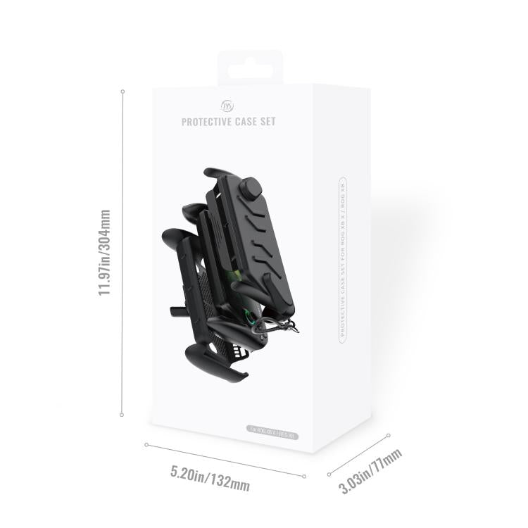 Funda JYS de cobertura total para consola ASUS ROG Xbox Ally / Ally X con base de TPU y carcasa superior rígida de ABS con soporte., Full-Cover Case