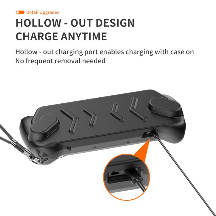 Funda JYS de cobertura total para consola ASUS ROG Xbox Ally / Ally X con base de TPU y carcasa superior rígida de ABS con soporte., Full-Cover Case