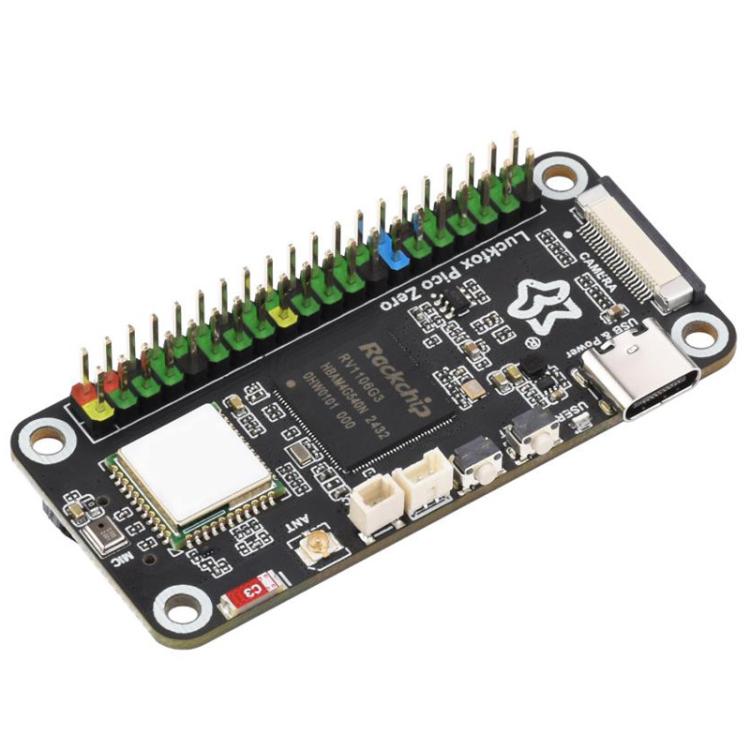 Placa de desarrollo micro Linux 1 TOPS, potencia de cómputo, 8 GB EMMC, con módulo inalámbrico., Luckfox Pico Zero
