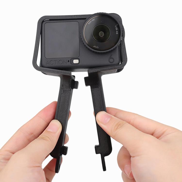 Soporte de disparo portátil CQT, empuñadura fija para cámara deportiva y accesorios de fotografía, For DJI Osmo Action 6