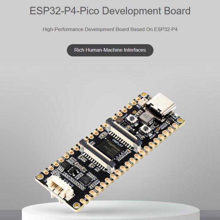 Placa de desarrollo de alto rendimiento con procesadores RISC-V de doble núcleo y de un solo núcleo e interfaces hombre-máquina avanzadas., WAVESHARE ESP32-P4-Pico, WAVESHARE ESP32-P4-Pico-M, WAVESHARE ESP32-P4-Pico-KIT-A, WAVESHARE ESP32-P4-Pico-KIT-B