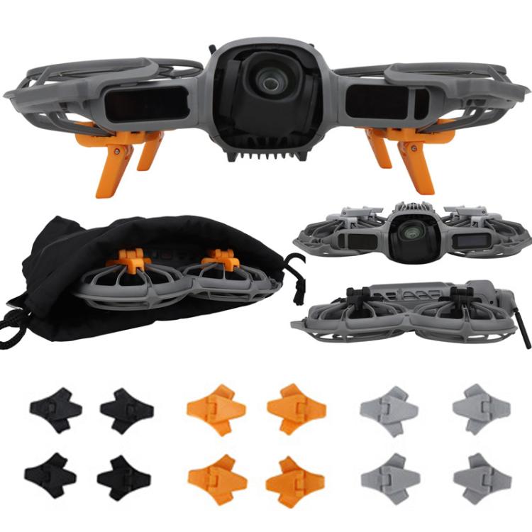 Para DJI Neo 2 CQT, juego de 4 soportes plegables para el elevador, resistentes a arañazos y desgaste, con soporte de protección para el tren de aterrizaje., Folding Booster Kickstand