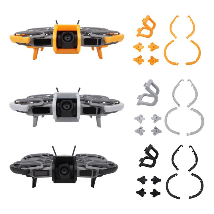 Kit de protección contra impactos para el fuselaje del DJI Neo 2 CQT (9 piezas/set): parachoques, cubierta protectora y soporte plegable., 9pcs /Set