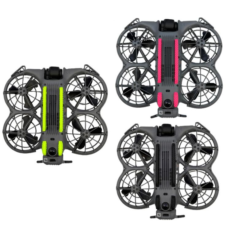 Pegatinas antideslizantes y antidesgaste para pies de DJI Neo 2 CQT. Pegatinas adhesivas removibles con respaldo. Pegatinas marcadoras de batería.