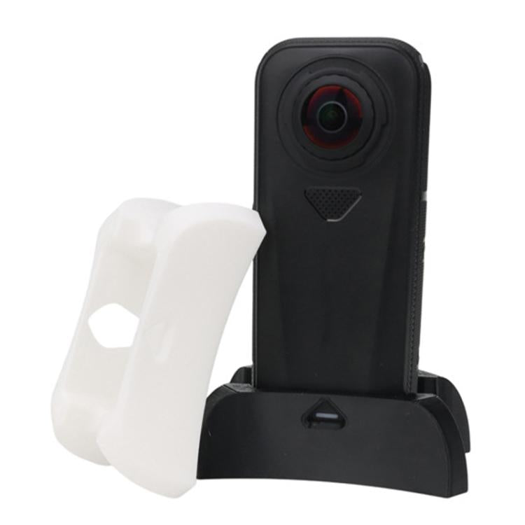 Base de escritorio antideslizante de goma suave para la cámara deportiva Insta360 X4 Air CQT.