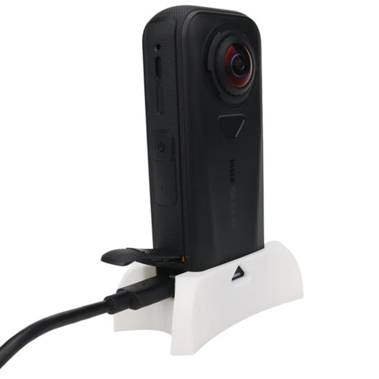 Base de escritorio antideslizante de goma suave para la cámara deportiva Insta360 X4 Air CQT.