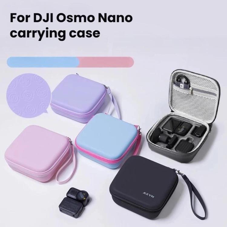 Estuche rígido de transporte para DJI Osmo Nano Standard Combo, bolsa de almacenamiento protectora portátil con asa de transporte.