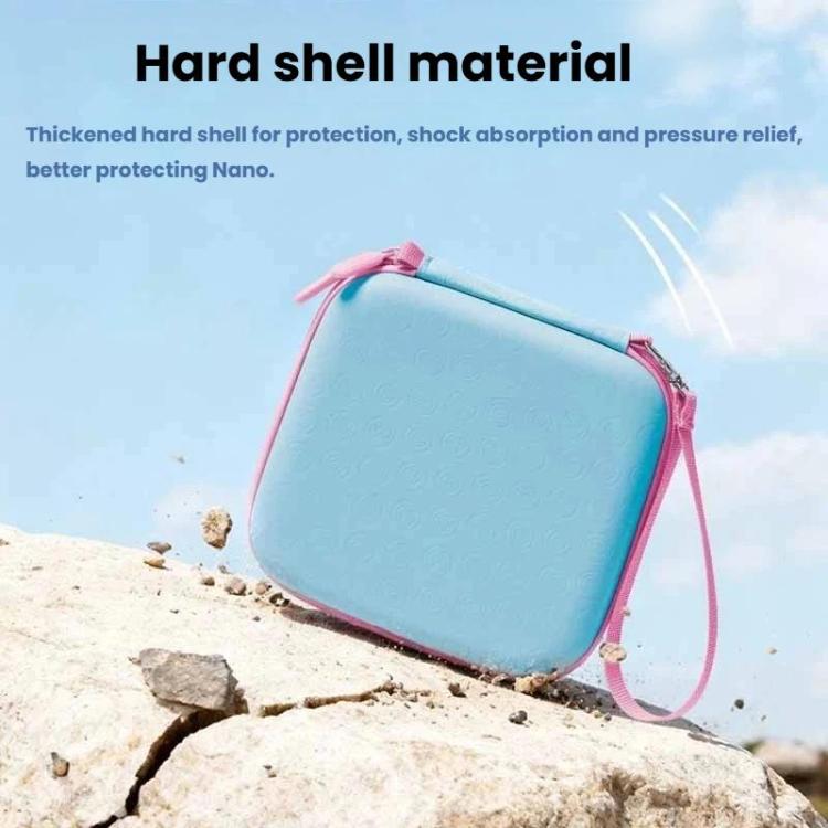 Estuche rígido de transporte para DJI Osmo Nano Standard Combo, bolsa de almacenamiento protectora portátil con asa de transporte.