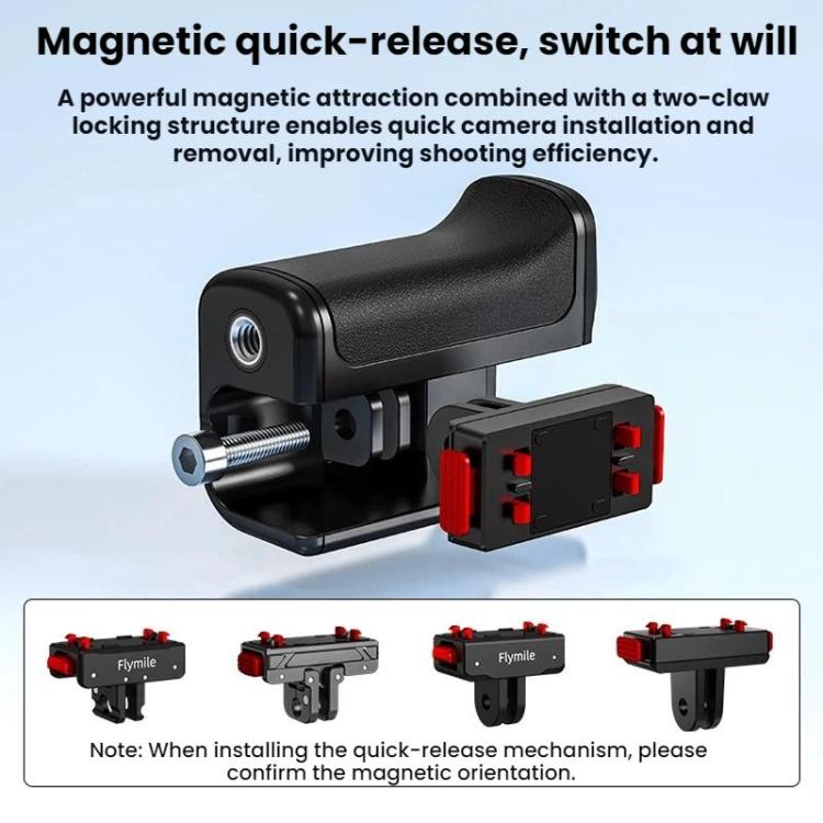 Accesorios de expansión para la jaula de la cámara Insta360 Ace Pro / 2 Flymile, Universal Holder, Set Plastic Version