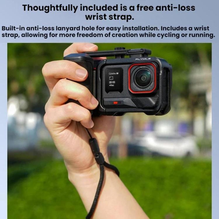 Accesorios de expansión para la jaula de la cámara Insta360 Ace Pro / 2 Flymile, Universal Holder, Set Plastic Version