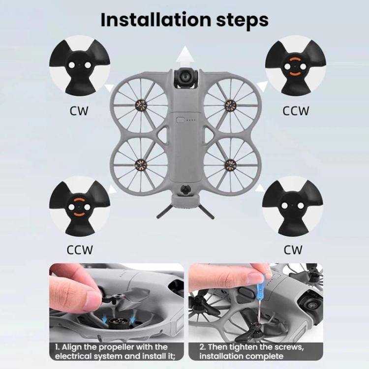 Soporte de protección para hélices de dron Flymile (2 pares) para DJI NEO 2