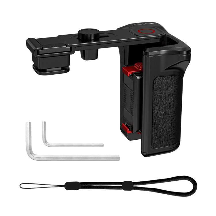 Adaptador Flymile extendido tipo jaula para DJI Osmo Action 4 / 3 / 5 Pro, Handle, Set Plastic Version