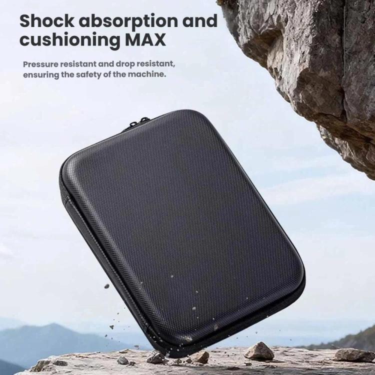 Funda de transporte para DJI Osmo Action 6 Adventure Combo, bolsa de almacenamiento de EVA+PU con absorción de impactos, Handheld-Type Black, Handheld Type Gray, Shoulder Strap Type Gray, Shoulder Strap Black