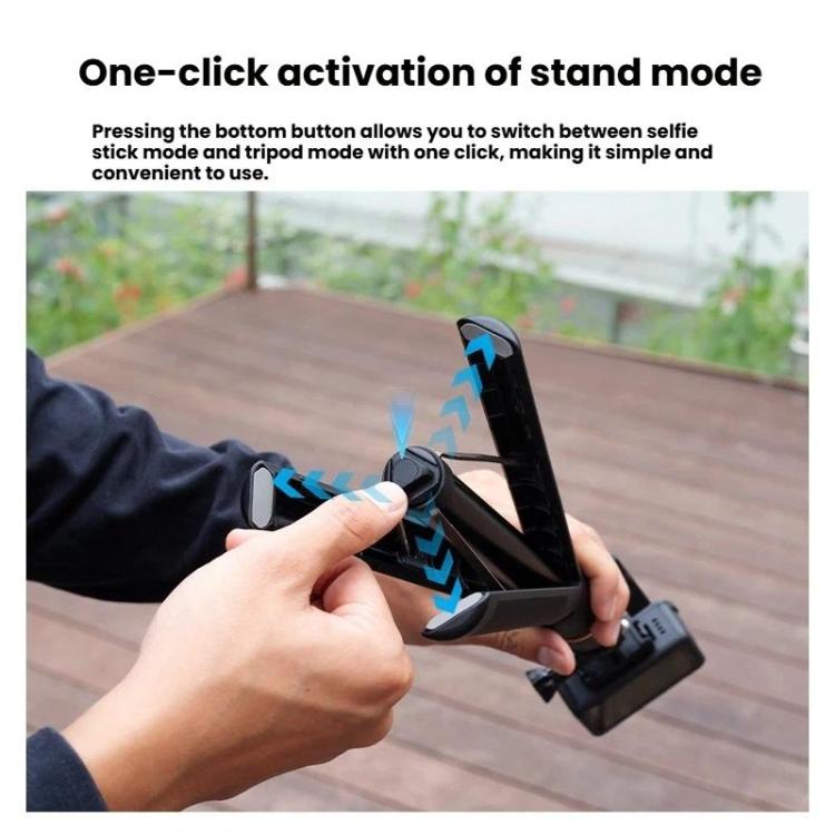 Trípode extensible de 1,2 m para selfies con trípode para cámaras de acción, con rótula giratoria de 360 grados.