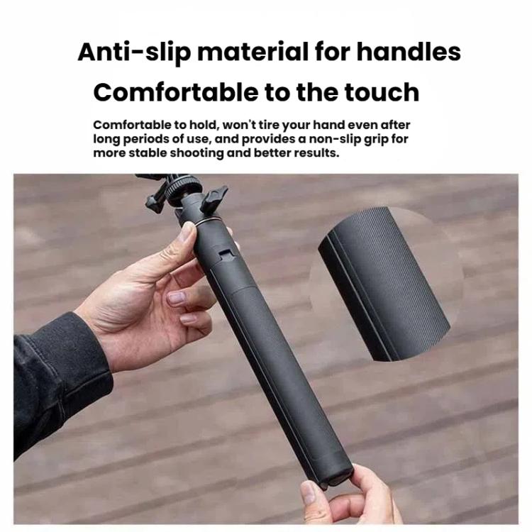 Trípode extensible de 1,2 m para selfies con trípode para cámaras de acción, con rótula giratoria de 360 grados.