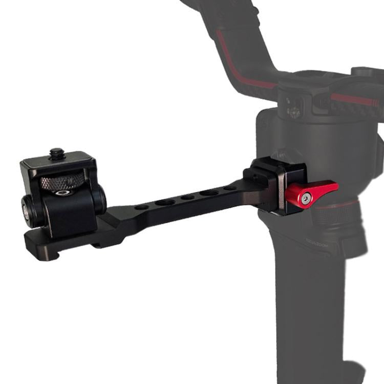 Extensión lateral para micrófono e iluminación con soporte estabilizador para DJI Ronin RS 2 / RS 3 / RS 4 / RSC 2