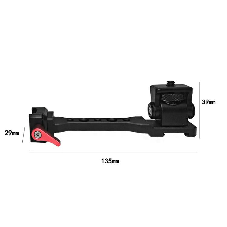 Extensión lateral para micrófono e iluminación con soporte estabilizador para DJI Ronin RS 2 / RS 3 / RS 4 / RSC 2