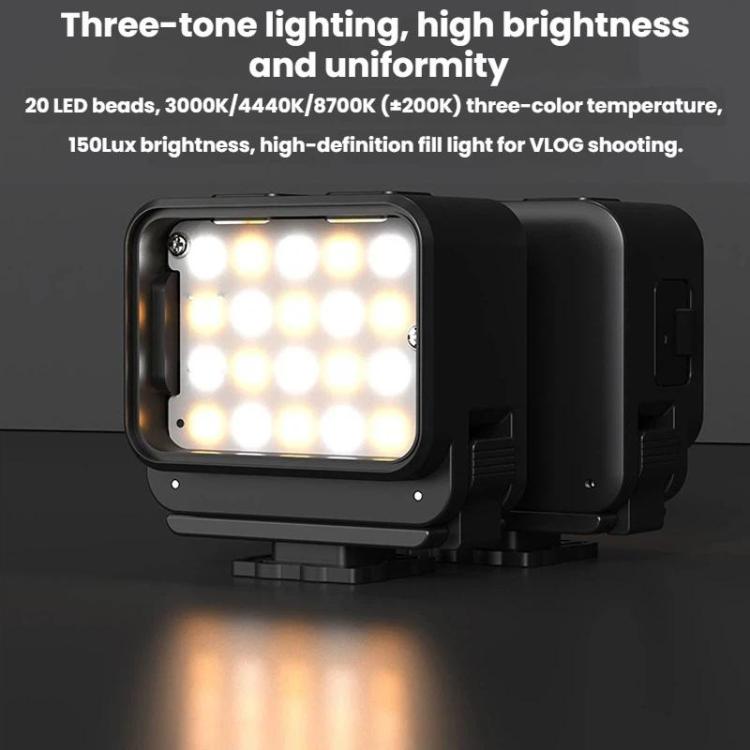 Luz magnética para selfies Flymile para DJI Osmo Action 6 / Osmo Nano, For DJI Osmo Aciton 6 / Osmo Nano