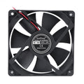 Ventilador de refrigeración para congelador KunPeng DC12025SL12cm con rodamiento impregnado en aceite y motor de CC., 12V, 24V