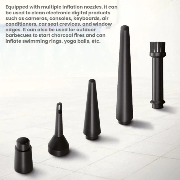 Soplador de polvo portátil recargable por USB para limpieza de teclados y carcasas de ordenador, 2000mAh x 3, 2000mAh x 2