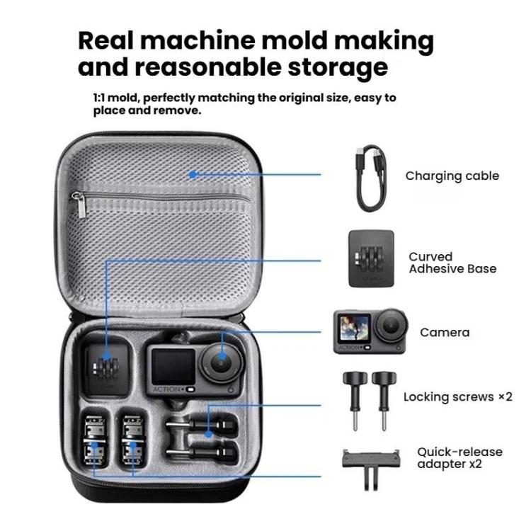 Bolsa de almacenamiento color macaron para DJI Osmo Action 6 Standard Combo