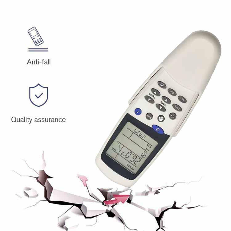Control remoto IR-LCD 7N para aire acondicionado Saijo Denki (versión en inglés), IR-LCD 7N