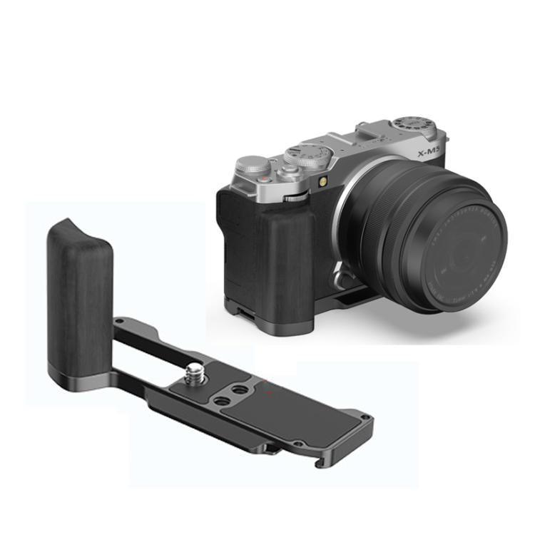 Accesorios de expansión para cámara: Base metálica de liberación rápida Arca-Swiss, For Fujifilm X-M5 Ebony L-Plate, For Fujifilm X-M5 Walnut L-Plate, For Fujifilm X-M5 Thumb Grip Black, For Fujifilm X-M5 Thumb Grip Silver