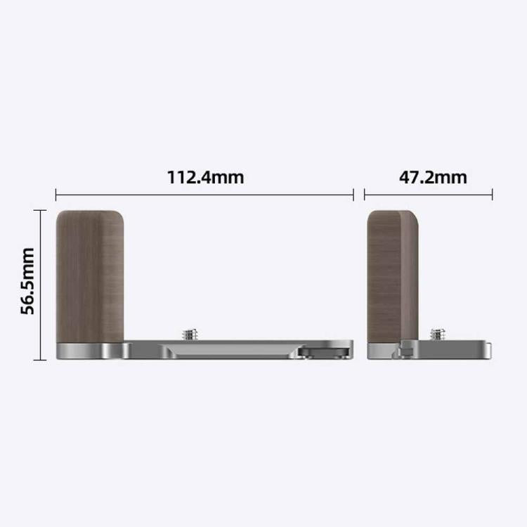 Accesorios de expansión para cámara: Base metálica de liberación rápida Arca-Swiss, For Fujifilm X-M5 Ebony L-Plate, For Fujifilm X-M5 Walnut L-Plate, For Fujifilm X-M5 Thumb Grip Black, For Fujifilm X-M5 Thumb Grip Silver
