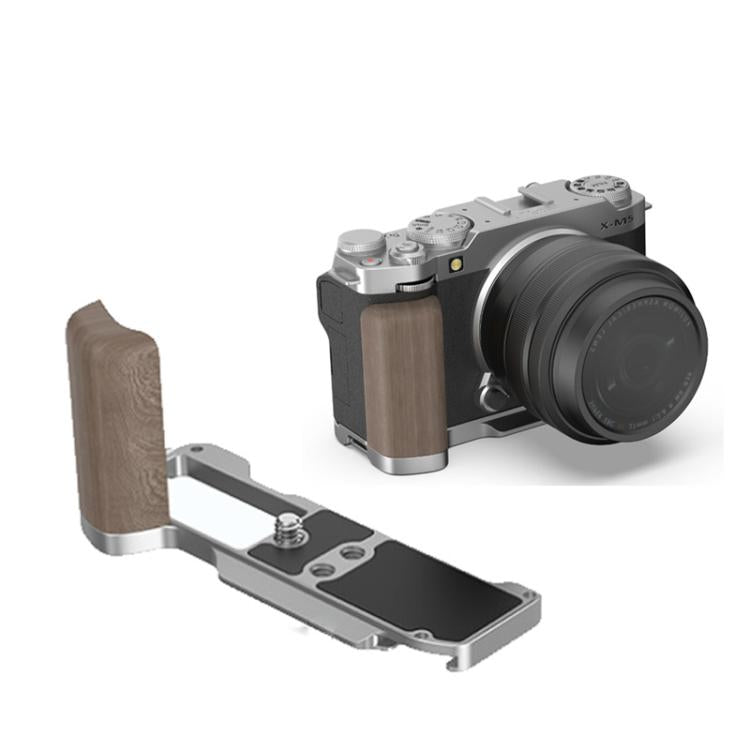 Accesorios de expansión para cámara: Base metálica de liberación rápida Arca-Swiss, For Fujifilm X-M5 Ebony L-Plate, For Fujifilm X-M5 Walnut L-Plate, For Fujifilm X-M5 Thumb Grip Black, For Fujifilm X-M5 Thumb Grip Silver