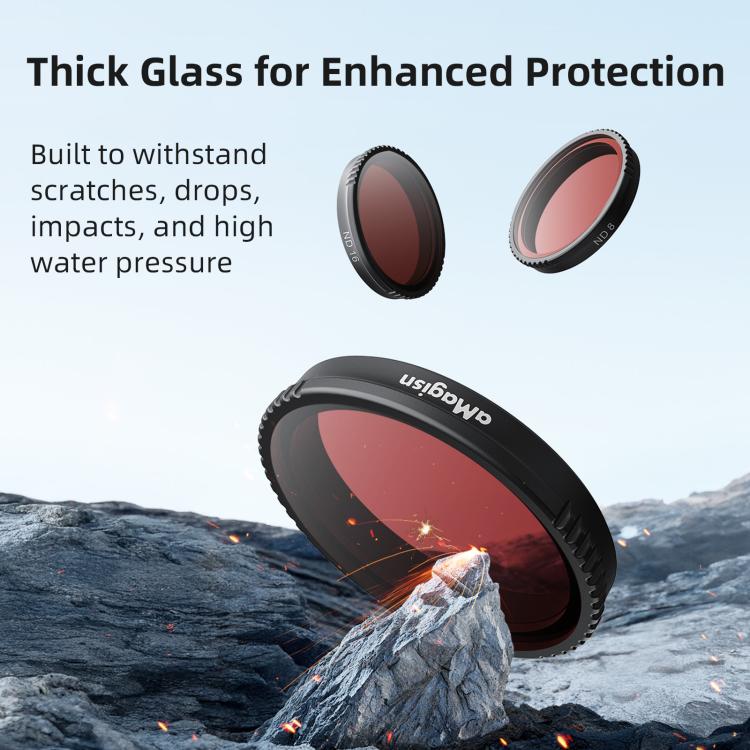 Filtro de ajuste rápido aMagisn para DJI Osmo Nano, UV, CPL, ND8+ND16+ND32+ND64, ND8+ND16+ND32+CPL