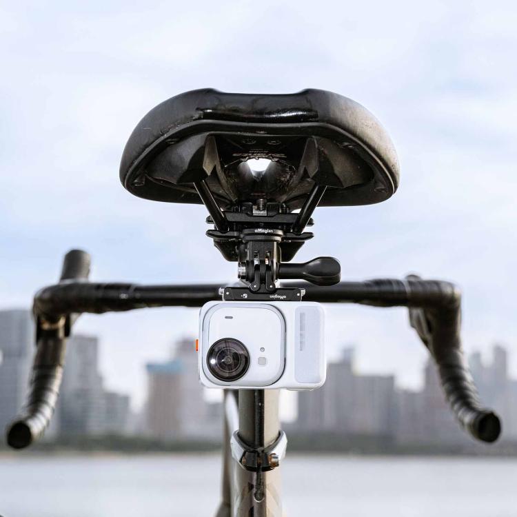 Soporte universal para riel de sillín de bicicleta aMagisn para cámaras de acción, abrazadera para sillín de bicicleta