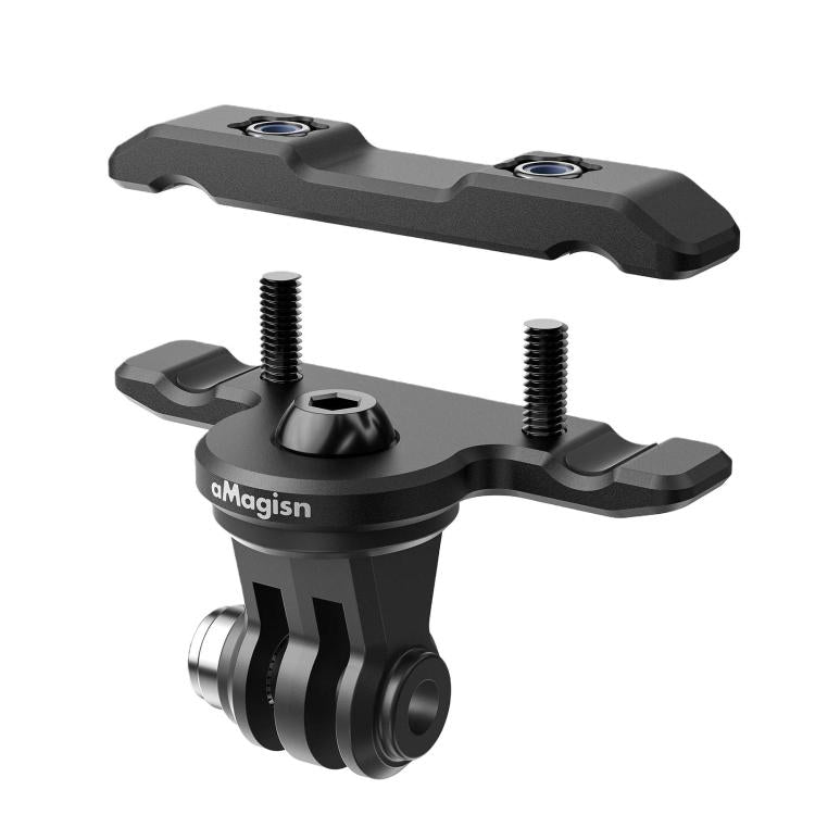 Soporte universal para riel de sillín de bicicleta aMagisn para cámaras de acción, abrazadera para sillín de bicicleta