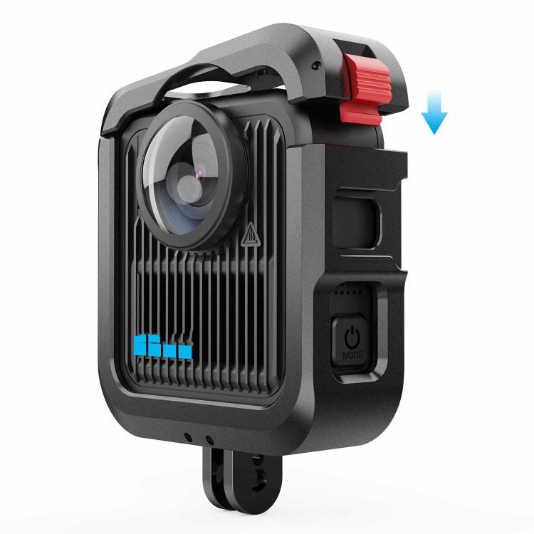 Kit de jaula de aleación de aluminio para GoPro MAX2, marco protector con soportes de zapata fría dobles., Kit A, Kit B