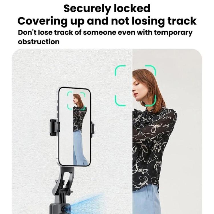 Palo selfie con seguimiento facial automático y soporte retráctil antivibración para teléfono, TT07, TT07D