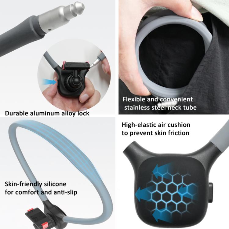 Soporte magnético de liberación rápida para el cuello compatible con DJI Osmo 360 / Action 5 Pro / 4 / 3, con rótula giratoria de 360 grados y correa para el pecho., Neck Mount