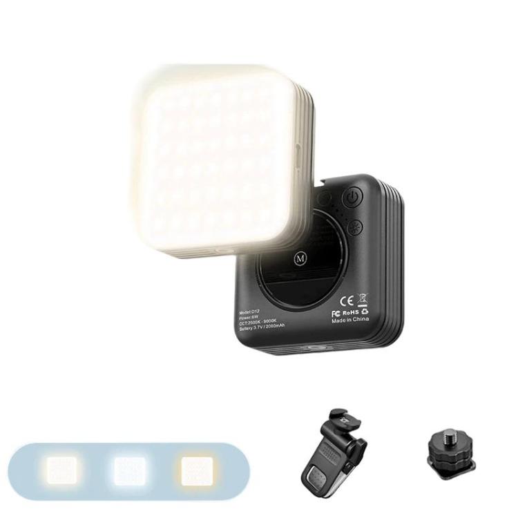 Luz de relleno LED portátil, luz de bolsillo de mano para fotografía con smartphone y transmisiones en directo., D12, D12s, D10, D10s