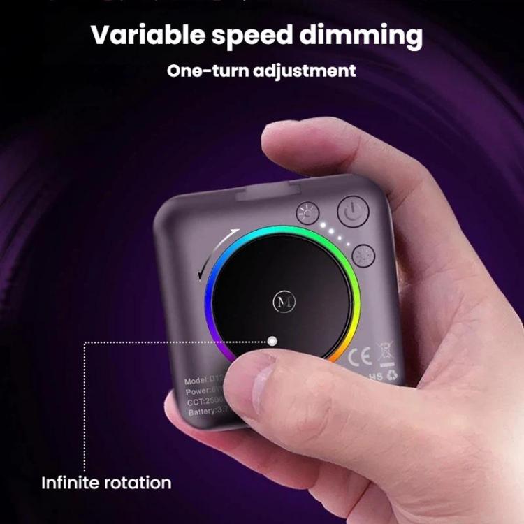 Luz de relleno LED portátil, luz de bolsillo de mano para fotografía con smartphone y transmisiones en directo., D12, D12s, D10, D10s