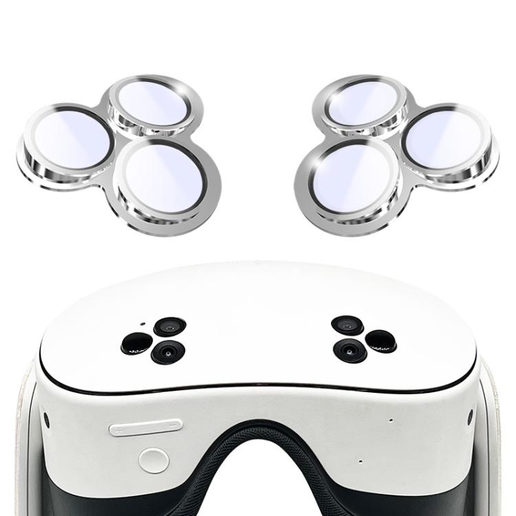 Protector de pantalla de vidrio templado antiexplosión con lente de aleación para Meta Quest 3S