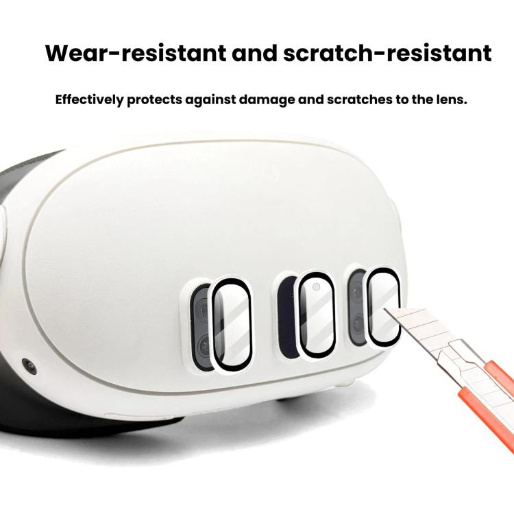 Para Meta Quest 3 Protector de lente de aleación de titanio Protector de pantalla de vidrio templado antiexplosión Accesorios para auriculares de realidad virtual