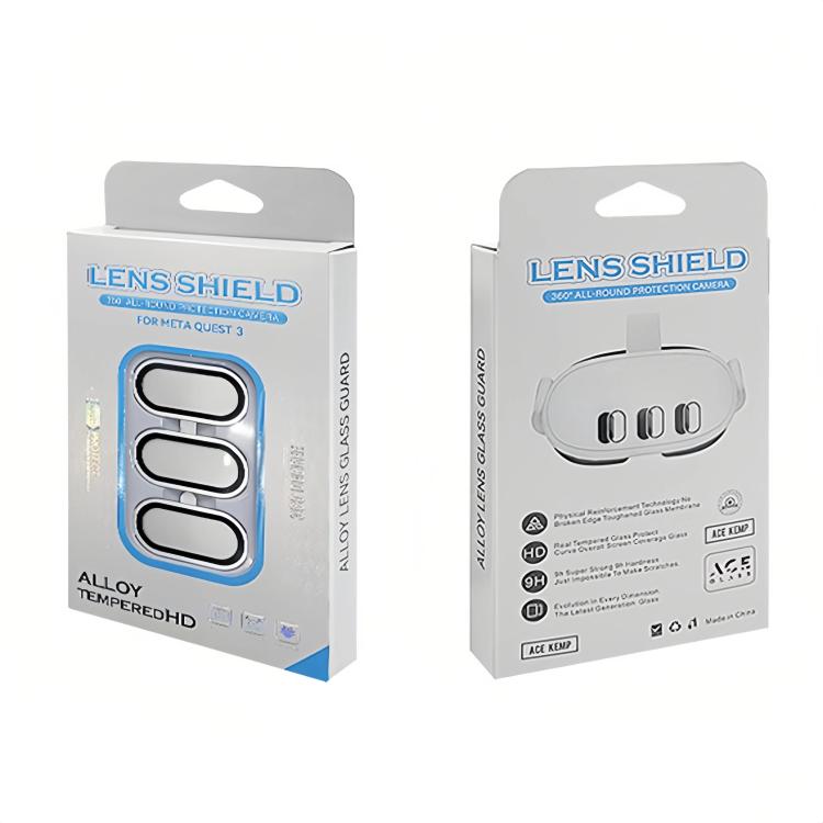 Para Meta Quest 3 Protector de lente de aleación de titanio Protector de pantalla de vidrio templado antiexplosión Accesorios para auriculares de realidad virtual