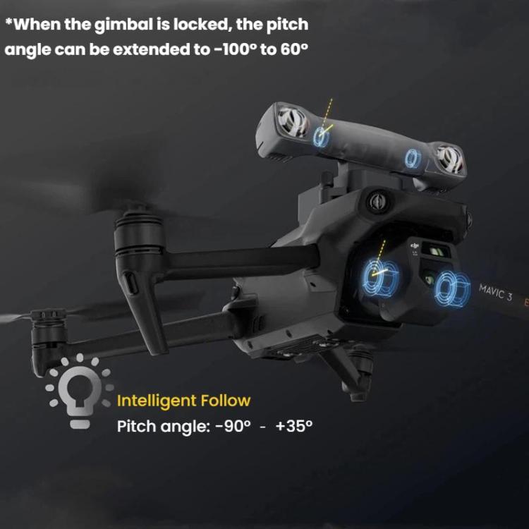 Foco de búsqueda con cardán de doble eje CZI GL10V2 para dron DJI Mavic 3E / 3T, GL10V2