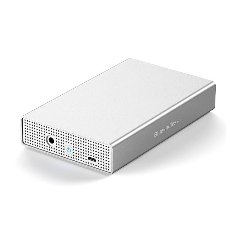 Carcasa móvil para disco duro Blueendless U35KS SAS/SATA de 2,5/3,5 pulgadas para ordenadores de sobremesa y portátiles, carcasa metálica completa para SSD., US Plug, EU Plug, UK Plug, AU Plug