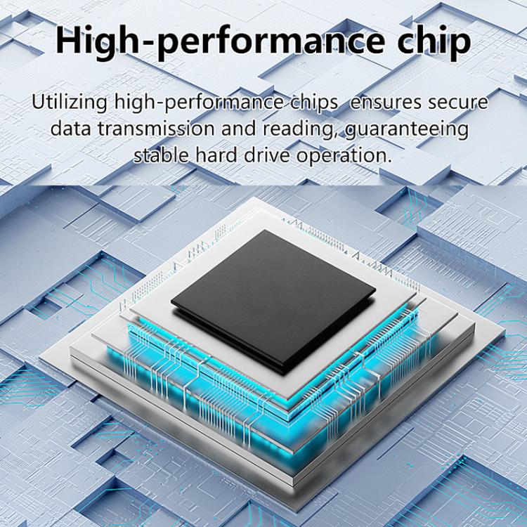 Carcasa móvil para disco duro Blueendless U35KS SAS/SATA de 2,5/3,5 pulgadas para ordenadores de sobremesa y portátiles, carcasa metálica completa para SSD., US Plug, EU Plug, UK Plug, AU Plug