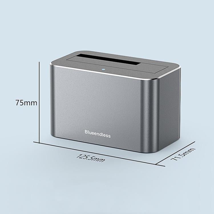Base universal para discos duros Blueendless HD01S SAS/SATA de 2,5/3,5 pulgadas y 20 TB para ordenadores de sobremesa con puerto USB tipo C (3,0 pulgadas)., US Plug, EU Plug, UK Plug, AU Plug