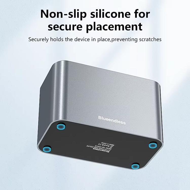 Base universal para discos duros Blueendless HD01S SAS/SATA de 2,5/3,5 pulgadas y 20 TB para ordenadores de sobremesa con puerto USB tipo C (3,0 pulgadas)., US Plug, EU Plug, UK Plug, AU Plug
