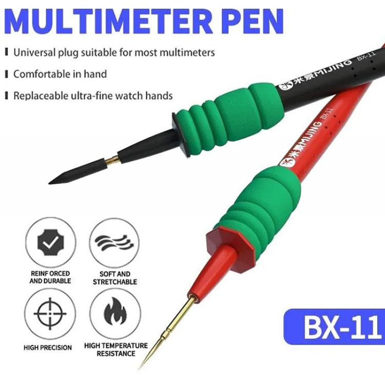 Puntas de prueba de alta precisión para multímetros digitales para la medición de voltaje., Mijing BX11