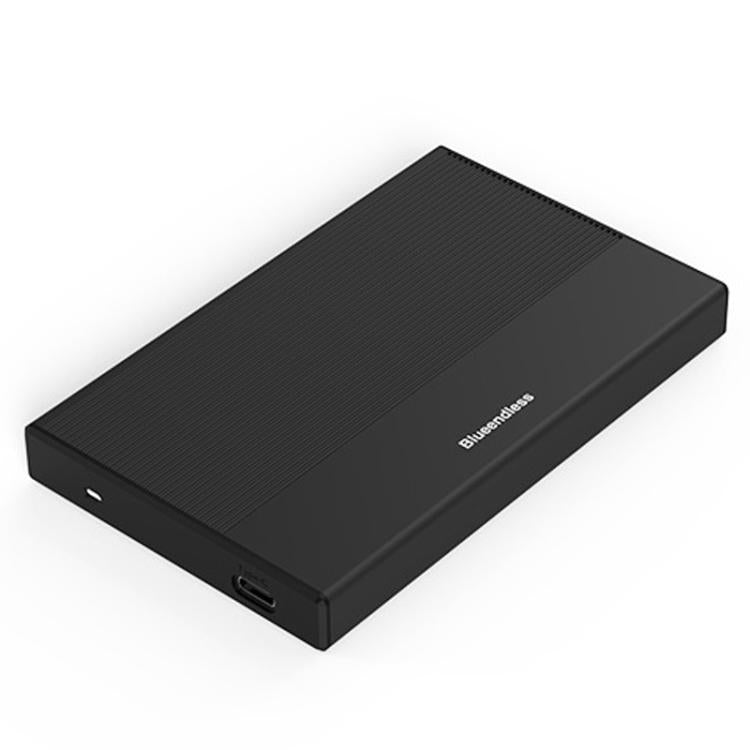 Carcasa móvil de aluminio Blueendless MR23G Tipo-C 3.0 SATA de 2,5 pulgadas para disco duro de estado sólido mecánico