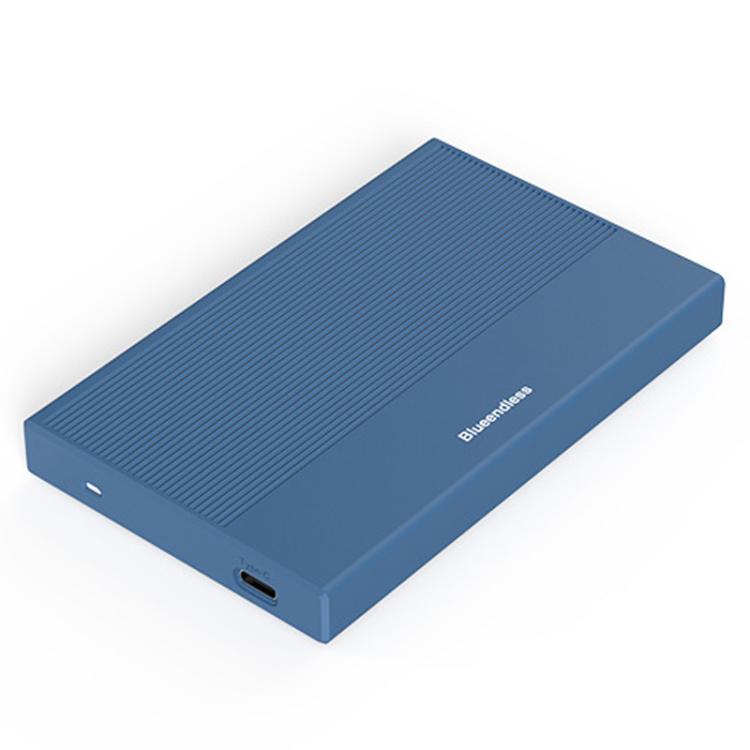 Carcasa móvil de aluminio Blueendless MR23G Tipo-C 3.0 SATA de 2,5 pulgadas para disco duro de estado sólido mecánico