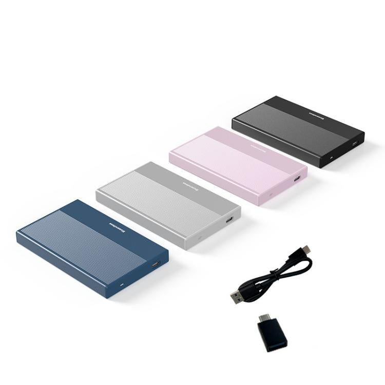 Carcasa móvil de aluminio Blueendless MR23G Tipo-C 3.0 SATA de 2,5 pulgadas para disco duro de estado sólido mecánico