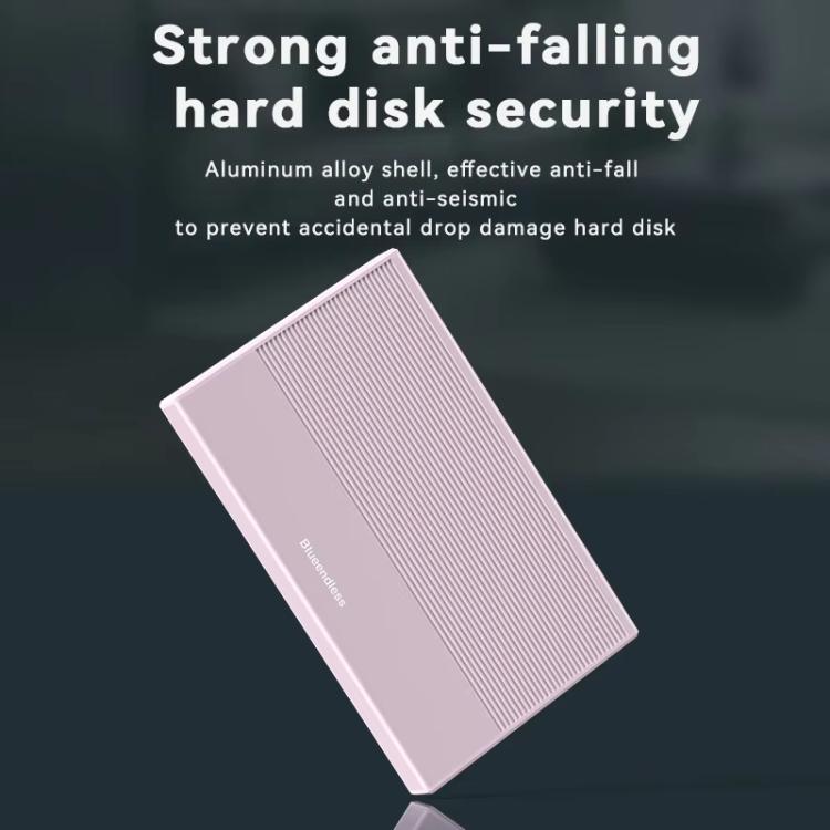 Carcasa móvil de aluminio Blueendless MR23G Tipo-C 3.0 SATA de 2,5 pulgadas para disco duro de estado sólido mecánico